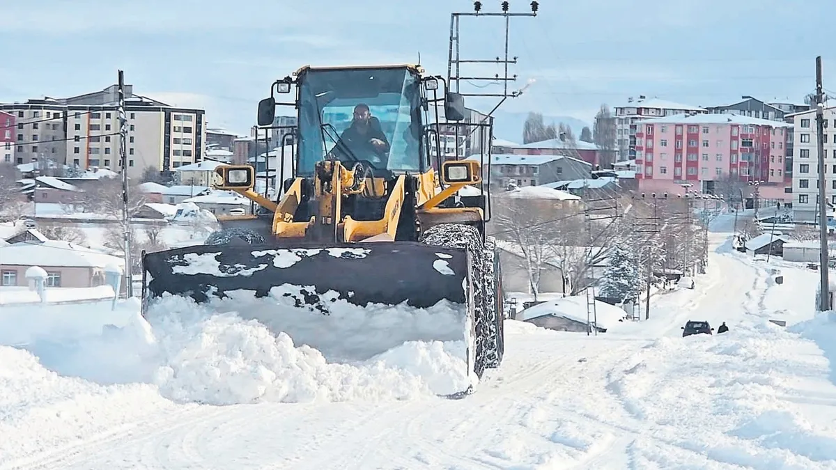Schneereichtum in Anatolien