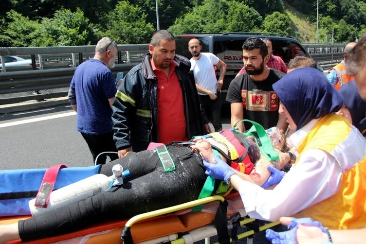 Bolu Dağı’nda feci kaza: 1 ölü, 2 yaralı