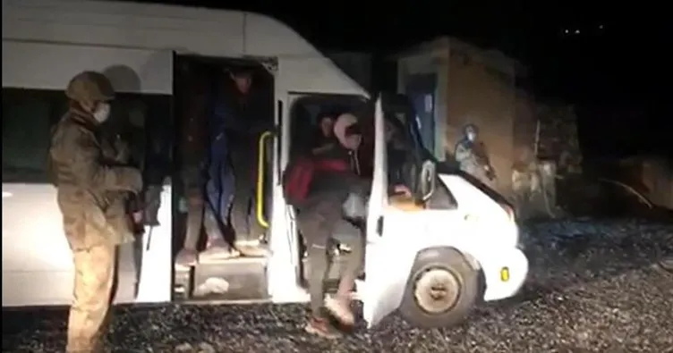 Bitlis’te 63 kaçak göçmen yakalandı