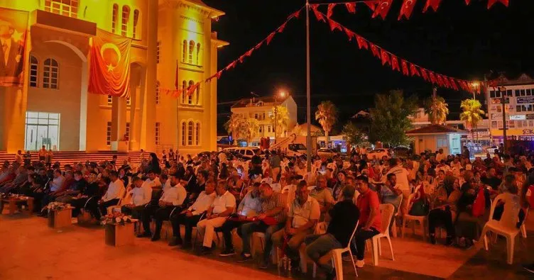 15 Temmuz kahramanları Seydikemer’de anıldı