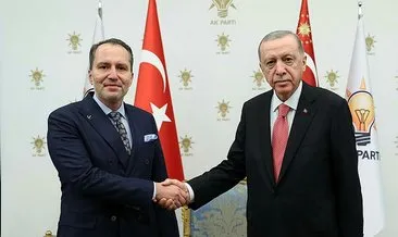 Başkan Erdoğan Fatih Erbakan’ı kabul etti
