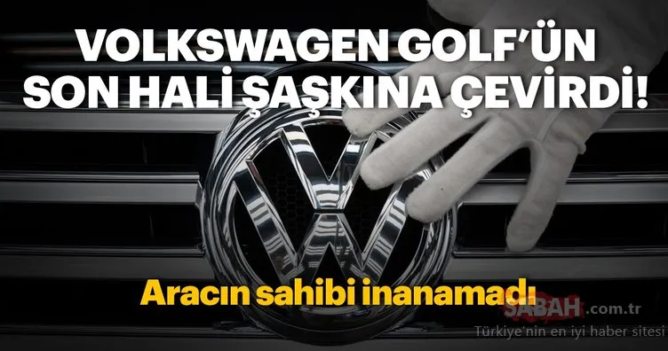 20 yıllık Volkswagen Golf’ü böyle yenilediler!