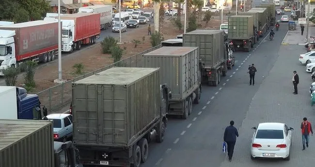 Askeri konvoy Silopi’ye ulaştı