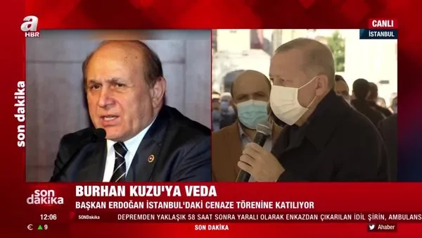 Son dakika: Cumhurbaşkanı Erdoğan Burhan Kuzu'nun cenaze namazına katıldı | Video