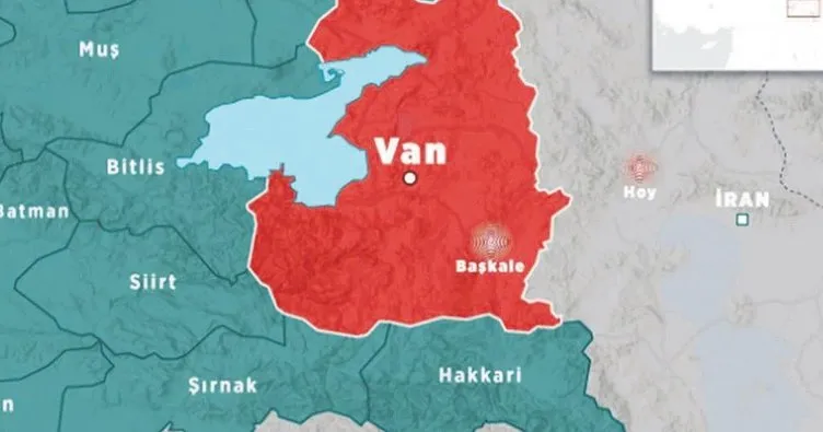 İran-Türkiye sınırında bu kez 4.3’lük deprem
