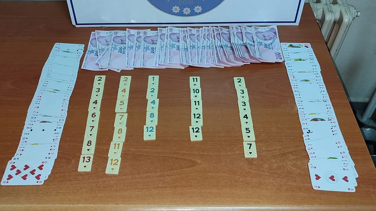 Edirne'de kumar operasyonu 6 kişiye 38 bin 550 lira ceza
