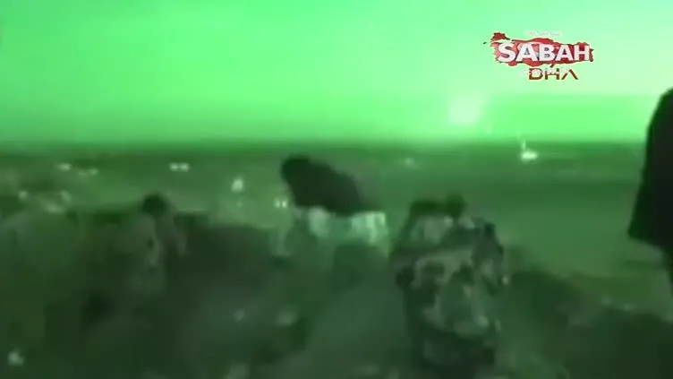 ÖSO ile YPG'li teröristler arasında çıkan çatışmanın görüntüleri