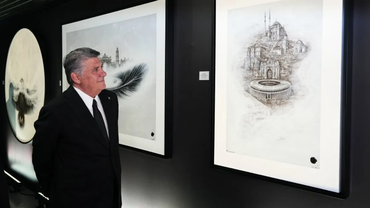 Tüpraş Stadı'nda sergi alanı açıldı