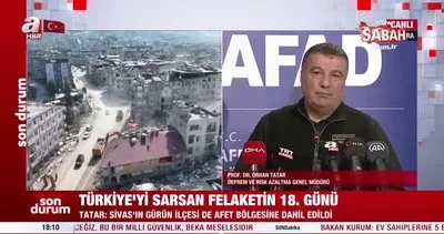 Son dakika | AFAD Sivas’ın Gürün ilçesinin afet bölgesi ilan edildiğini duyurdu | Video