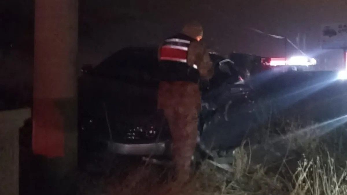 Elazığ’da kaza: 1 ölü, 4 yaralı