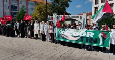 AK Parti Kütahya İl Kadın Kolları Başkanlığı'ndan Gazze için sessiz çığlık zinciri #kutahya