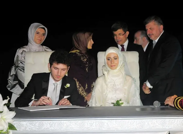 Ahmet Davutoğlu’nun kızı evlendi