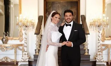 Ünlü model Ebru Şallı ile Uğur Akkuş Çırağan Sarayı’nda evlendi!