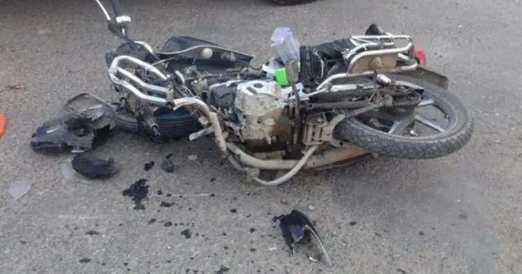 Motosiklet ata çarptı: 1 ölü