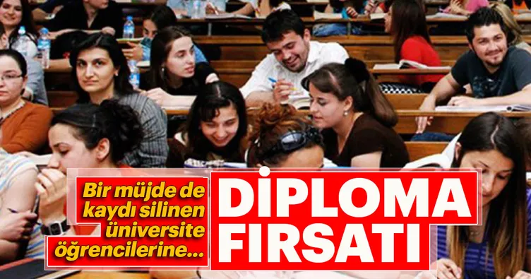 Eğitimine devam edemeyen gençlere müjde