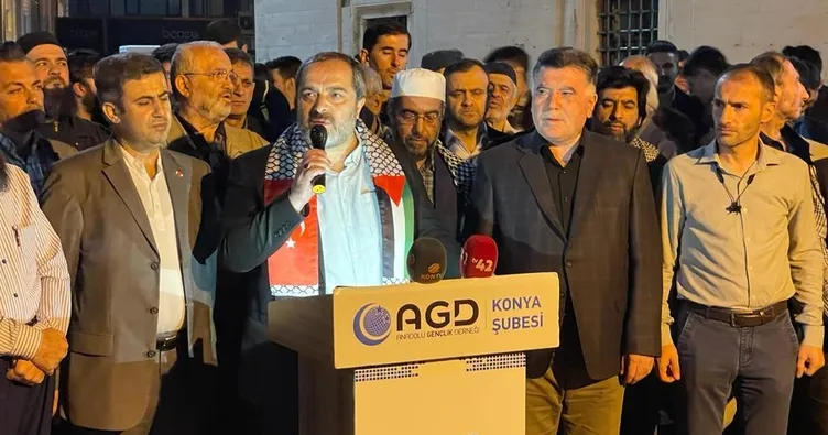 Konya’dan Filistin’e destek