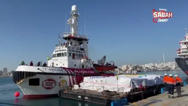 Güney Kıbrıs’tan Gazze’ye ilk yardım gemisi yola çıktı | Video
