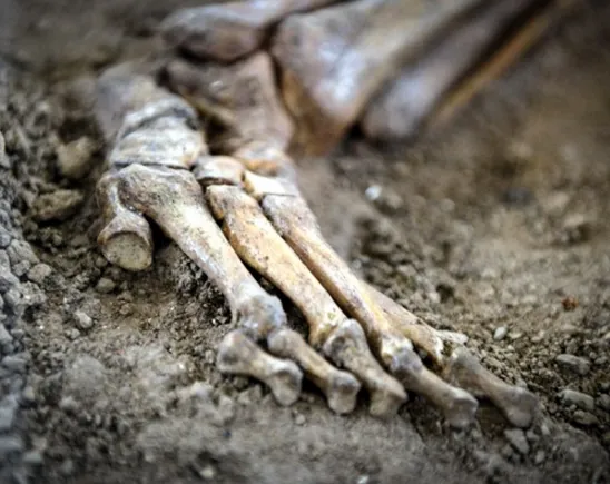M.Ö. 7500 yılına ait insan iskeleti