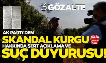 AK Parti’den CHP’nin ’limon kumpası’ yalanına suç duyurusu! 3 kişi gözaltında