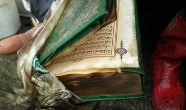 Kül olan evde Kur’an-ı Kerim yanmadı