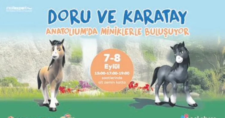 Doru ve Karatay miniklerle buluşuyor