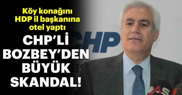 CHP’li Mustafa Bozbey’den HDP il başkanına otel jesti!