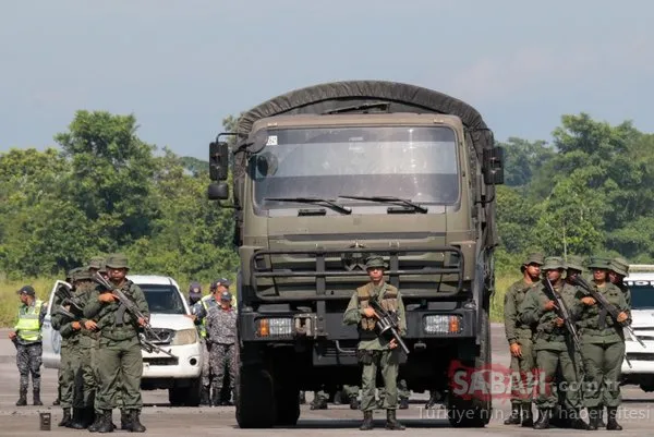 Venezuela, savaşa hazırlanıyor! Sınırda askeri hareketlilik