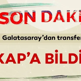 Galatasaray'dan son dakika transfer açıklaması