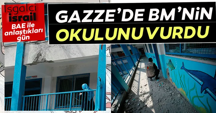 İşgalci İsrail’in okul saldırısına tepki