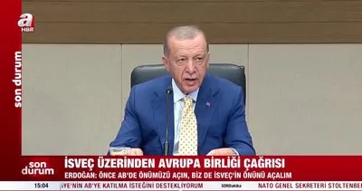 Başkan Erdoğan’dan kritik zirve öncesi NATO liderlerine çağrı: AB kapısını açın İsveç’in önünü açalım | Video