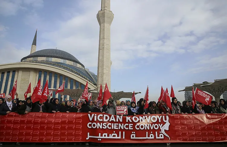 Vicdan Konvoyu Hatay'a Ulaştı