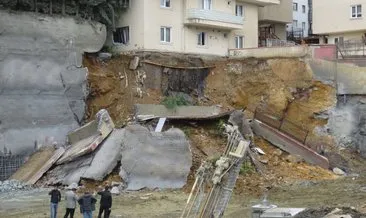İstinat duvarı çöktü: Deprem oluyor zannettik #istanbul