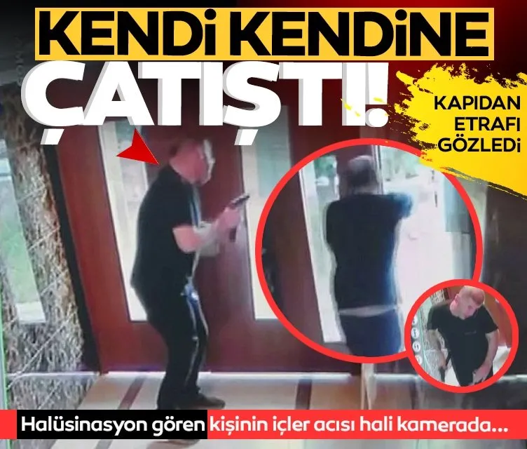 İstanbul’da enteresan olay: Halüsinasyon gördü kendi kendine çatıştı!