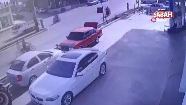 Antalya'da benzeri görülmemiş olay! Ortalığı savaş alanına çeviren sürücüsüz traktör kamerada | Video
