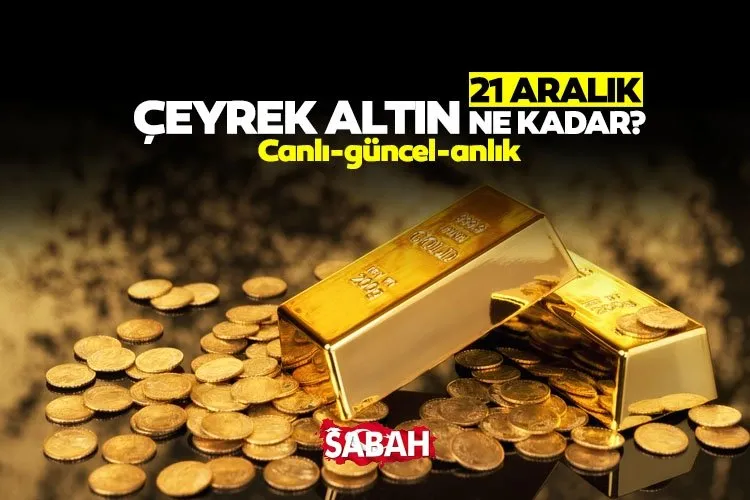 Çeyrek altın fiyatı bugün ne kadar, kaç TL oldu? ANLIK ÇEYREK ALTIN