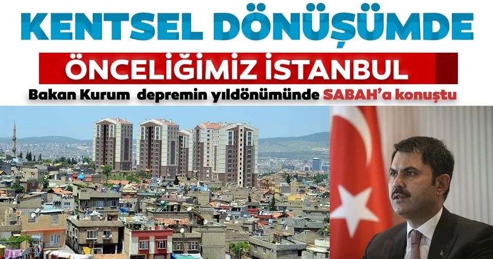Murat Kurum Kentsel Donusumde Onceligimiz Istanbul Son Dakika Haberler