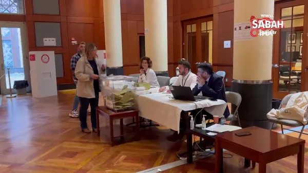 ABD’de Türkiye’deki genel seçimler için oy verme işlemleri devam ediyor | Video