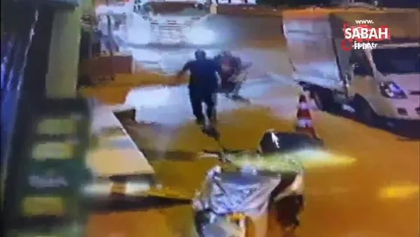 Motosikletli uyuşturucu torbacısı polise böyle yakalandı | Video