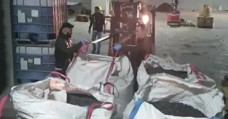 Kömür çuvalında uyuşturucu zulası!