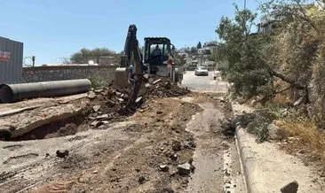 Bodrum’da isale hattı yine patladı #mugla