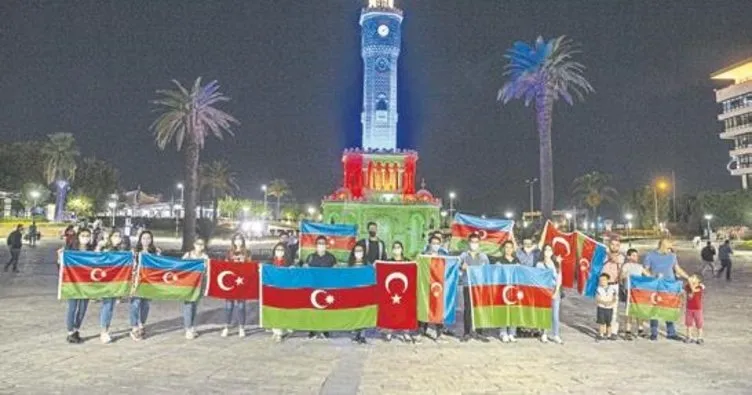 İzmırlıler Azerbaycan ıçın toplandı