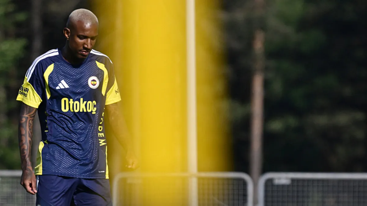 Fenerbahçe antrenmanından bir kare