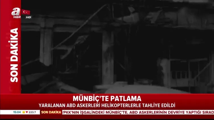 Münbiç'te patlama meydana geldi