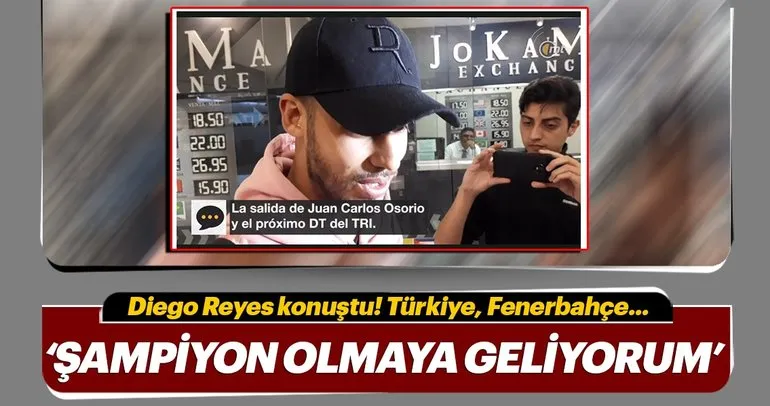 Diego Reyes’ten Türkiye açıklaması! Fenerbahçe...