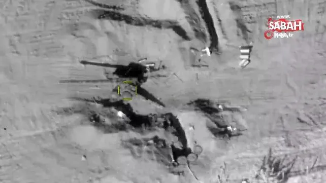 Son dakika! Azerbaycan, Ermenistan ordusuna ait hedefleri havaya uçurduğu anlara ait son görüntüleri paylaştı | Video