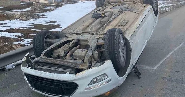 Aşkale’de trafik kazası! 2 kişi yaralandı