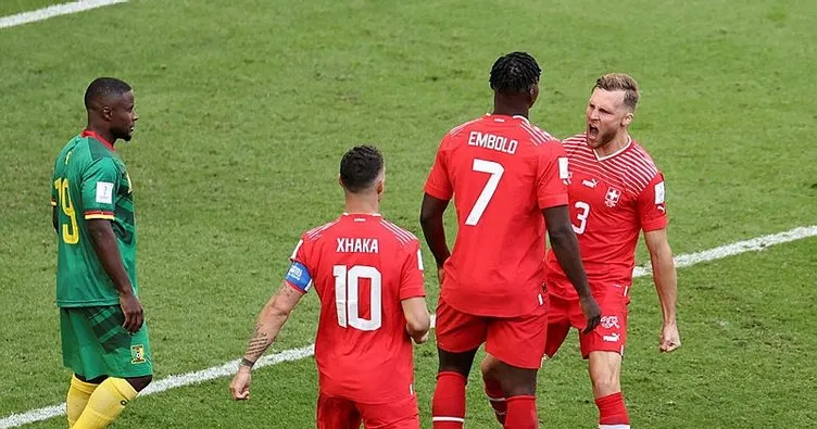 Dünya Kupası’nda İsviçre, Kamerun’u tek golle geçti!
