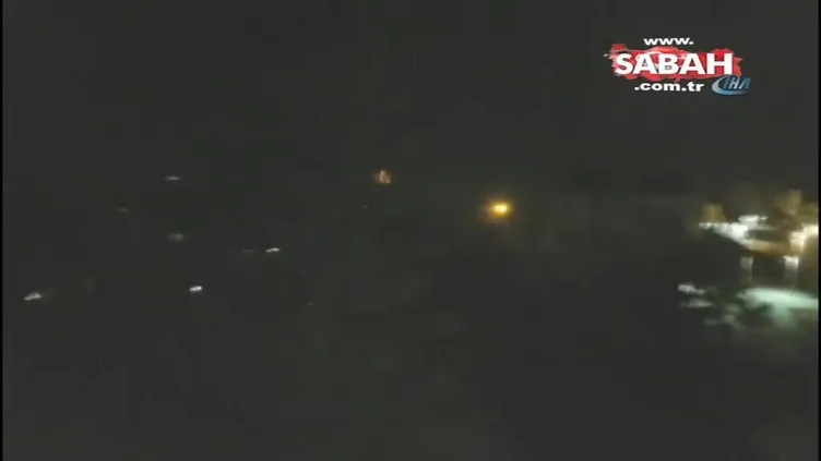 İşte İsrail'in Gazze'yi vurduğu an!