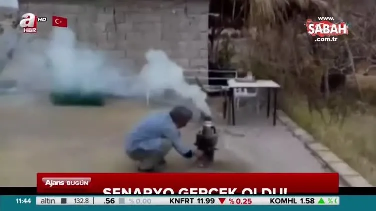 Senaryo gerçek olunca internetin yeni fenomeni oldu