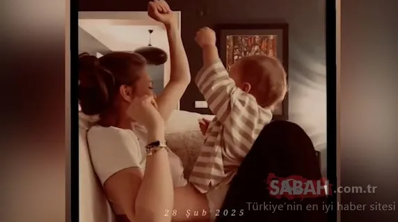 Aslı Enver ve 2 yaşındaki minik kızı Elay’dan kalpleri ısıtan dans şov!